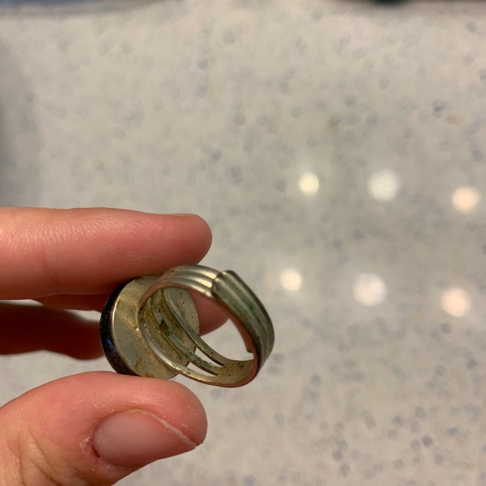 GALAXY FESTIVAL ROUND CABOCHON RING - Picture 2 of 2